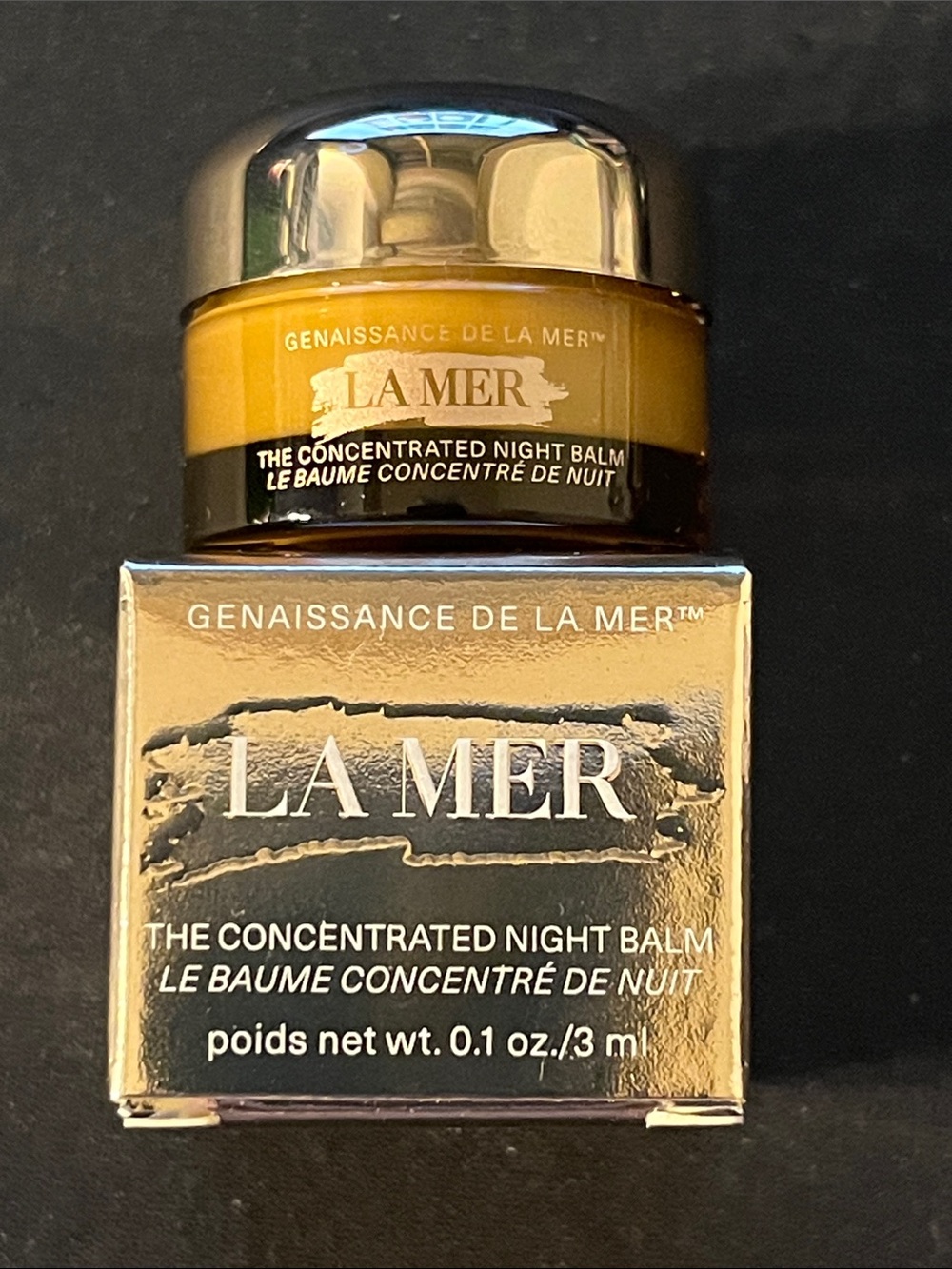 NWT Genaissance de La Mer The Concentrated Night Balm Deluxe Mini (3 ml /0.1 oz)